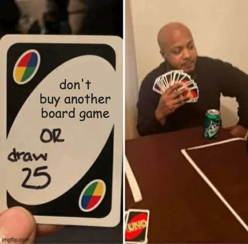 A gamer holding 25 Uno cards